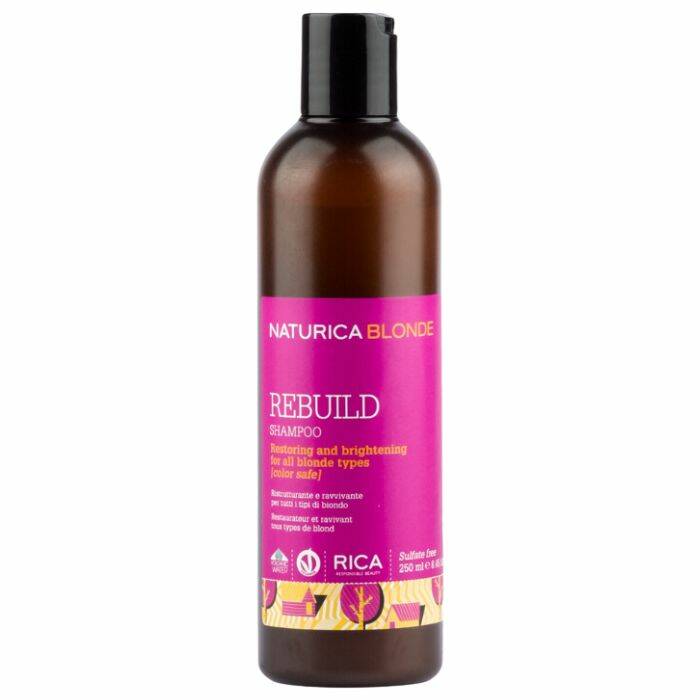 NATURICA rebuild shampoo, szampon do włosów rozjaśnianych odżywczo-ochronny