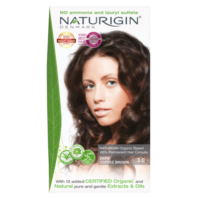 Naturalna farba do włosów Naturigin kolor Dark Coffe Brown 3.0